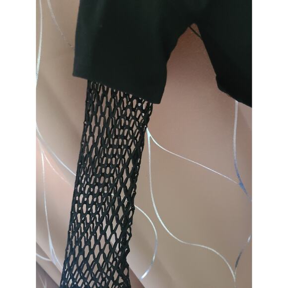 Girls Butterfly Hoodie Crop With Mesh Panel Sleeves Size 9-10 Years Fairy - Picture 4 of 6